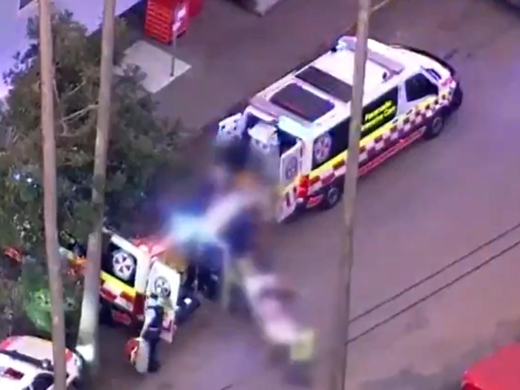 Eight people have been injured in the explosion. Picture: 7 News