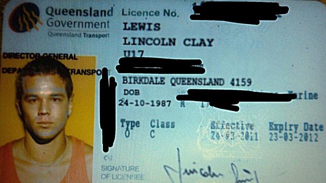 The fake licence that was created. Picture: Courts Victoria