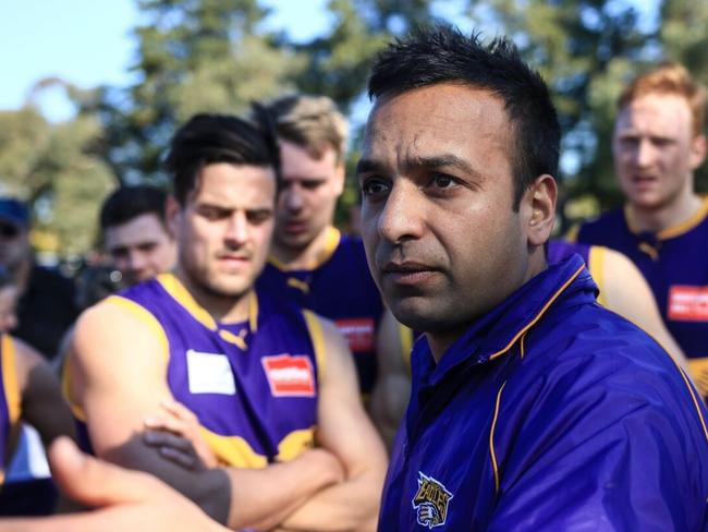 Vermont coach Harmit Singh. Picture: Davis Harrigan