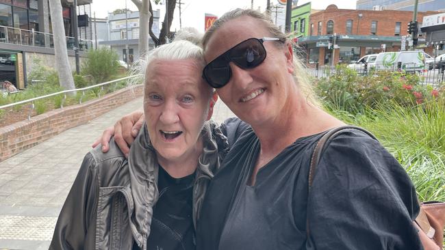 (Left-right) Mother Patricia and daughter Natalie Farmer said they were for parts of the proposed policy. Picture: Alexi Demetriadi