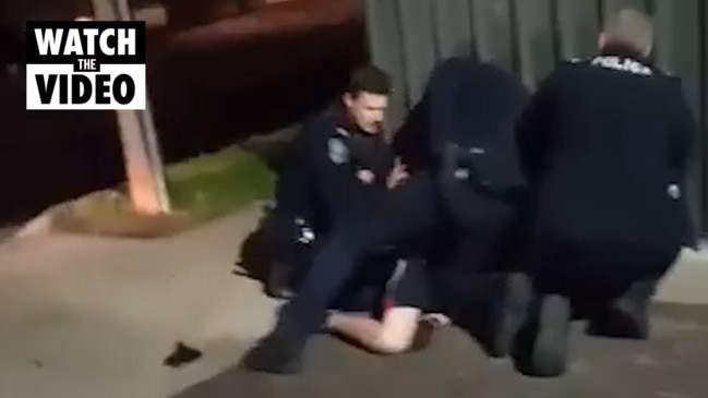 Officer filmed 'punching' Aboriginal man in Adelaide