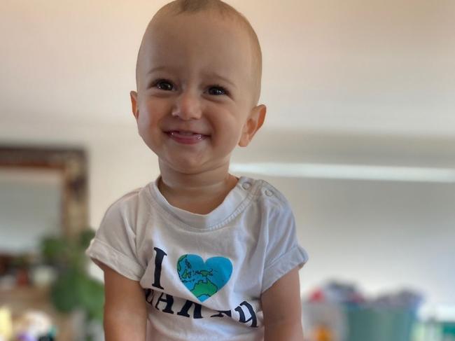 Otis is a happy little Vegemite. <b><a href="https://www.dailytelegraph.com.au/newslocal/blacktown-advocate/vote-help-us-find-the-cheekiest-toddler-in-nsw/news-story/9ae7eb32bd93be85a472b448d0c19dda">VOTE HERE </a></b>