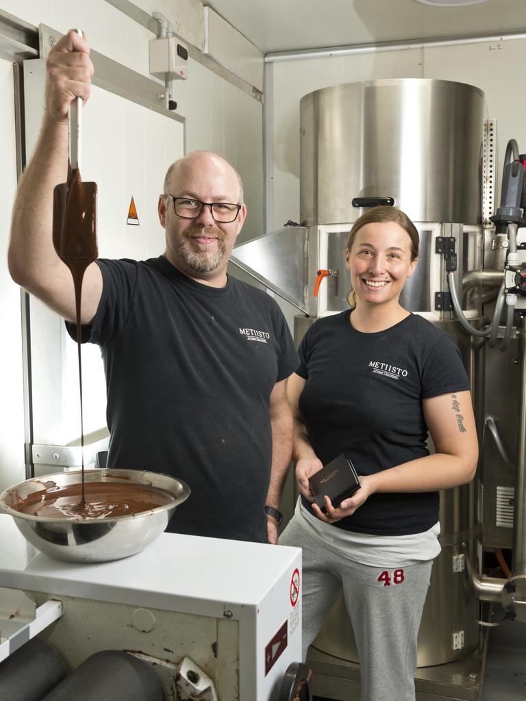 Trevor and Magdalena Smith of Metiisto Artisan Chocolate,