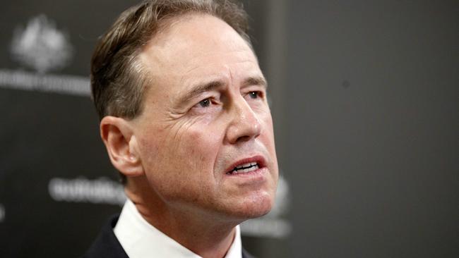 Health Minister Greg Hunt. Picture: NCA NewsWire / David Geraghty