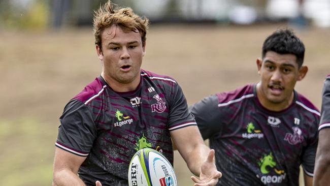 Reds forward Harry Wilson at training. Picture: QRU Media