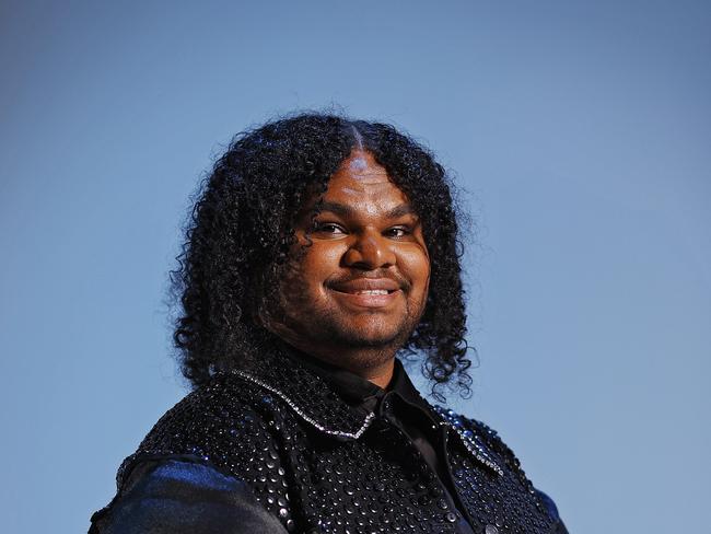 WEEKEND TELEGRAPHS - 23/3/23MUST NOT BE PUBLISHED BEFORE CHECKING WITH WEEKEND PIC EDITOR IN SYDNEY - Australian Idol finalist Royston Sagigi-Baira pictured in Marrickville during filming today.  Picture: Sam Ruttyn