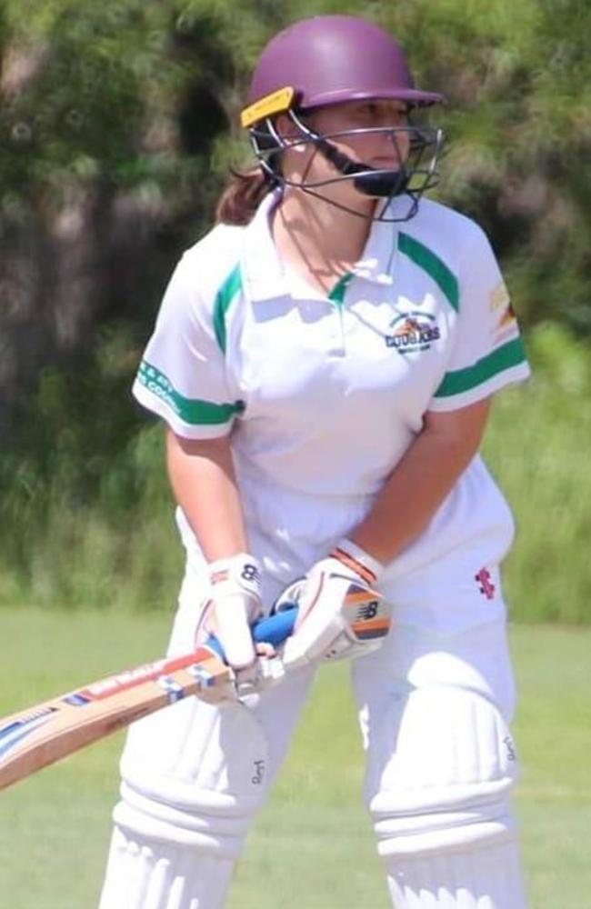 Cooroy/Eumundi senior women's cricketer Carys Underwood. Picture: Facebook