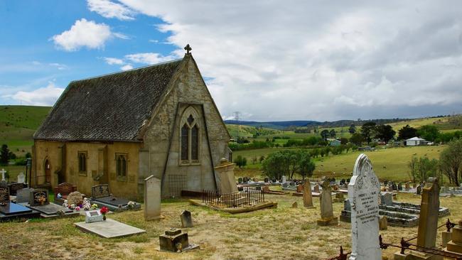 Former Church of St Mary the Virgin in Gretna hit the market in Tasmania. Photo: Supplied