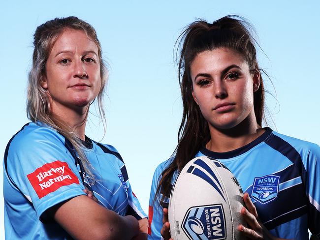 Talesha Quinn and Jessie Sergis could both make their Jillaroos debut against PNG. Pic: Tim Hunter