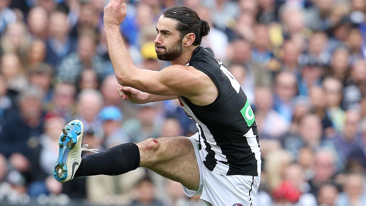 Collingwood’s Brodie Grundy. Picture: Michael Klein