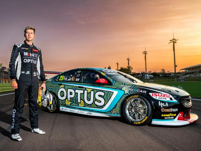 360Commercial:  Optus/Supercars Indigenous Round, WAU driver Chaz Mostert will get behind the wheel of the Optus car. Picture: Daniel Kalisz. 2022 REPCO SUPERCARS CHAMPIONSHIP, ROUND 6 DARWIN.2022 REPCO SUPERCARS CHAMPIONSHIP, ROUND 6 DARWIN.