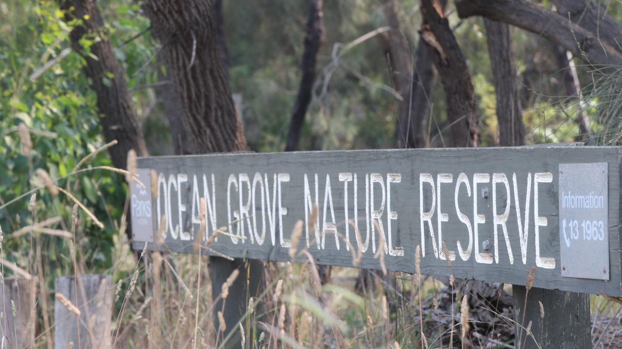 Locals concerned about Ocean Grove Nature Reserve bush fire risks. Picture: Alan Barber