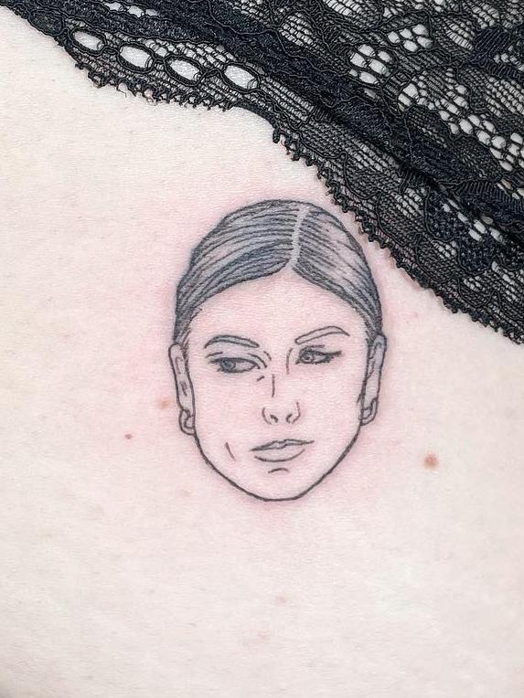 The tattoo of Tame. Picture: Instagram,