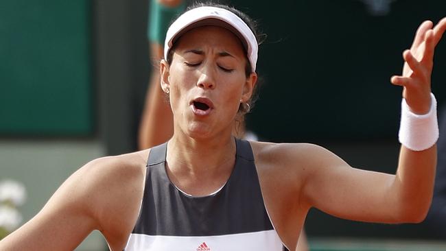 Garbine Muguruza had no answers against Kristina Mladenovic.