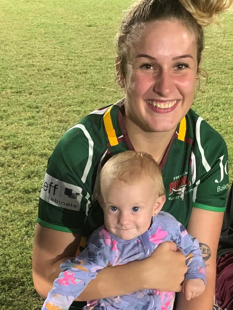 Jess Allen with her daughter Amanii.