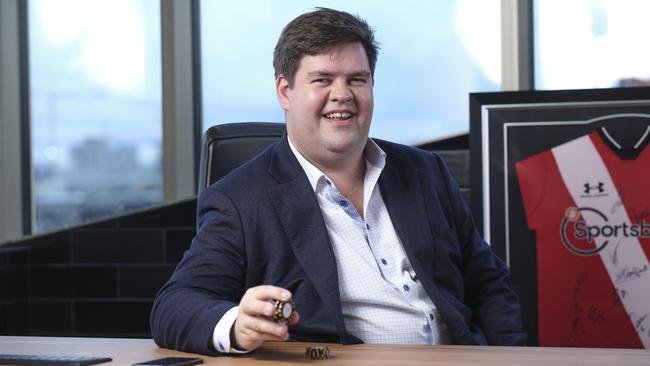 Yolo Group founder Tim Heath at his office.