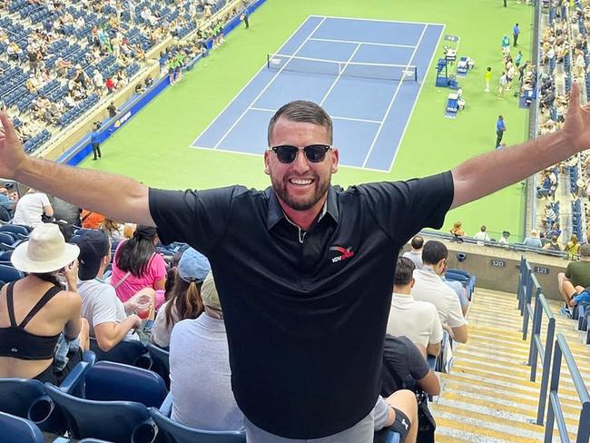 Prominent Gold Coast tennis coach Ryan Kebblewhite from KDV Sport was arrested by detectives on Sunday. Source: Instagram.