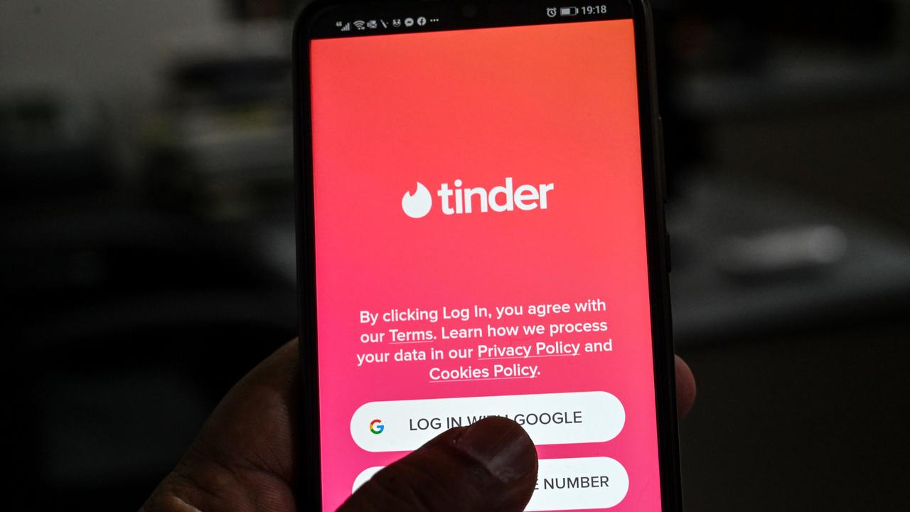Prior to the summit, Tinder announced they would be launch a month-long app campaign. Picture: Aamir Qureshi/ AFP