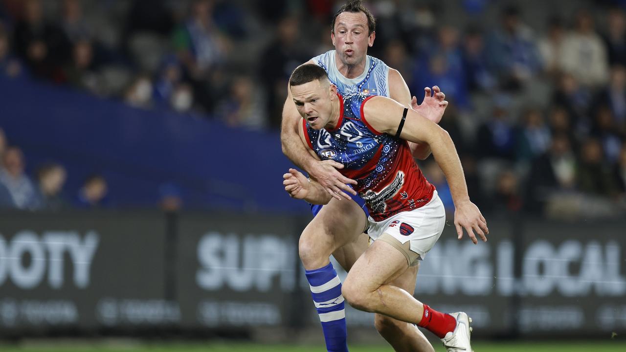 Steven May has been suspended. (Photo by Mike Owen/AFL Photos/via Getty Images)