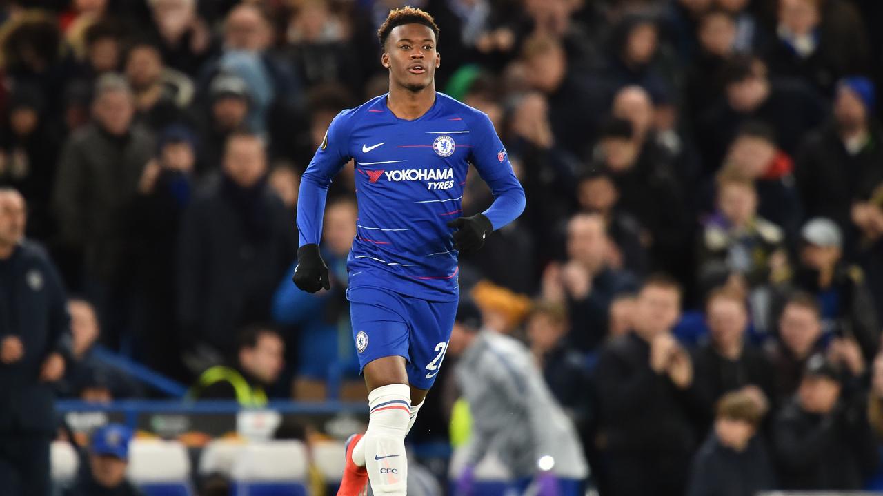 Chelsea winger Callum Hudson-Odoi tested positive for the coronavirus.