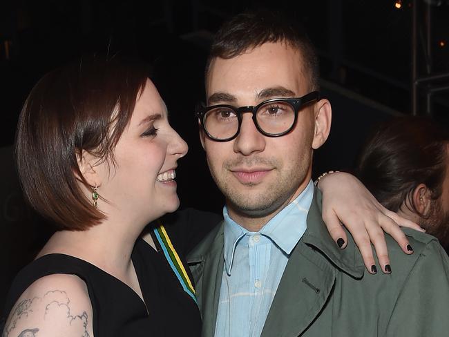 Lena Dunham and Jack Antonoff split this month after five years together. Picture: Getty