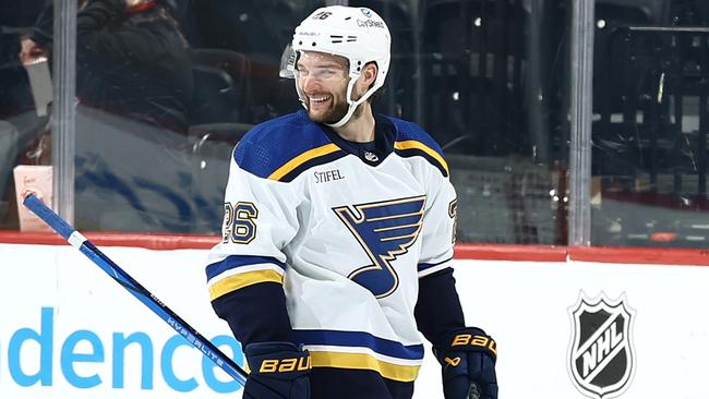 Nathan Walker in action for St. Louis Blues.
