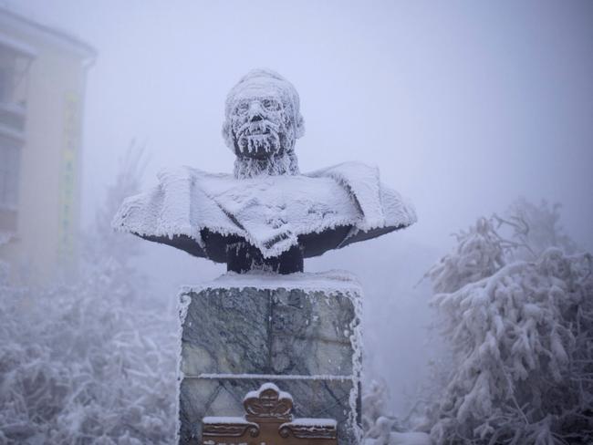 A statue of Ivan Kraft, one of the first governors of Yakutia.