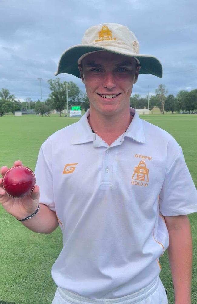 Gympie Gold cricketer Cooper Keogh. Picture: Contributed.