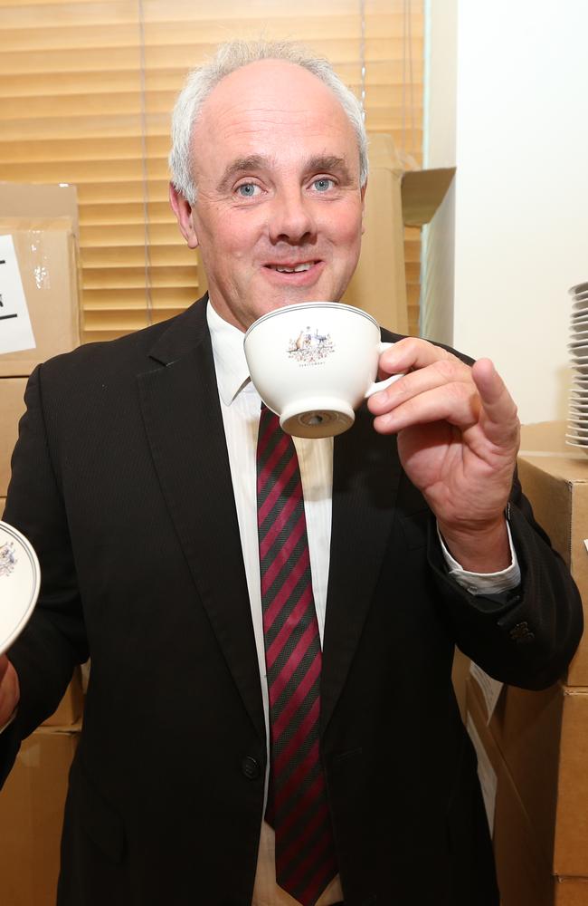 Don’t smash the crockery! Victorian DLP Senator John Madigan, another influential crossbencher. Picture: news.com.au