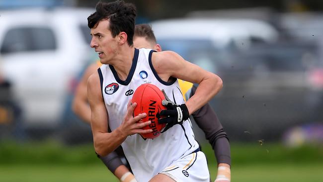 Jaron Murphy in action for Whittlesea. Picture: Andy Brownbill