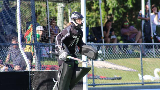 Maroochydore goalkeeper Chloe Daly during the women's Division 2 grand final against Flinders in 2020. Picture: Tom Threadingham