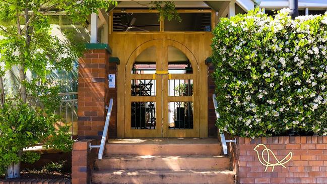 The entry to the alfresco area at The Birdhouse.