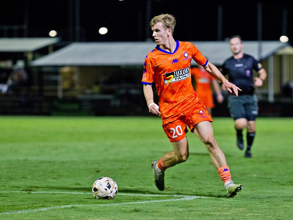Jack Skinner, Lions FC was part of the 2024 mid-season NPLQ top 100. Picture: Ian Judd.