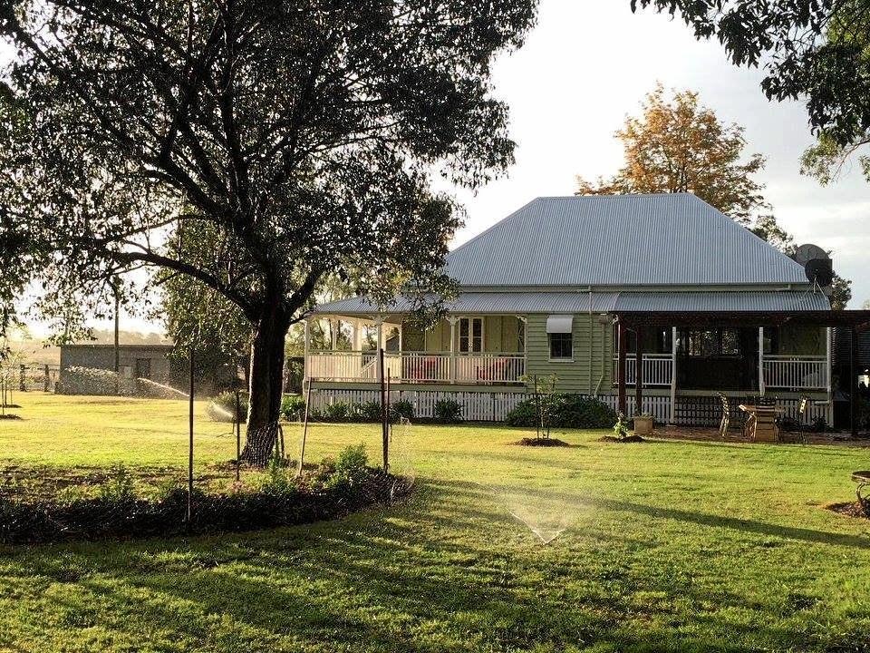 Troy Nothdurft and Phillip Coleman renovated this farmhouse in Ropeley. Picture: Contributed