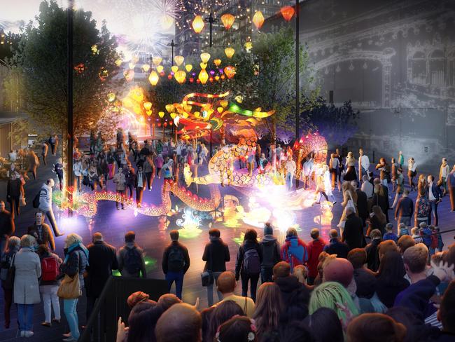 The council says the promenade will “allow a new arts and cultural precinct to flourish”.