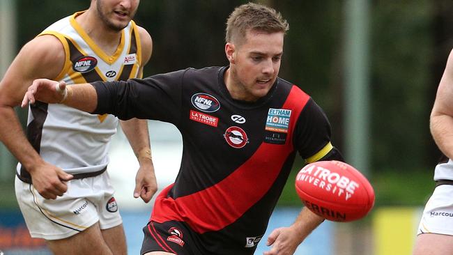 Ben Smith in action for Eltham. Picture: Hamish Blair