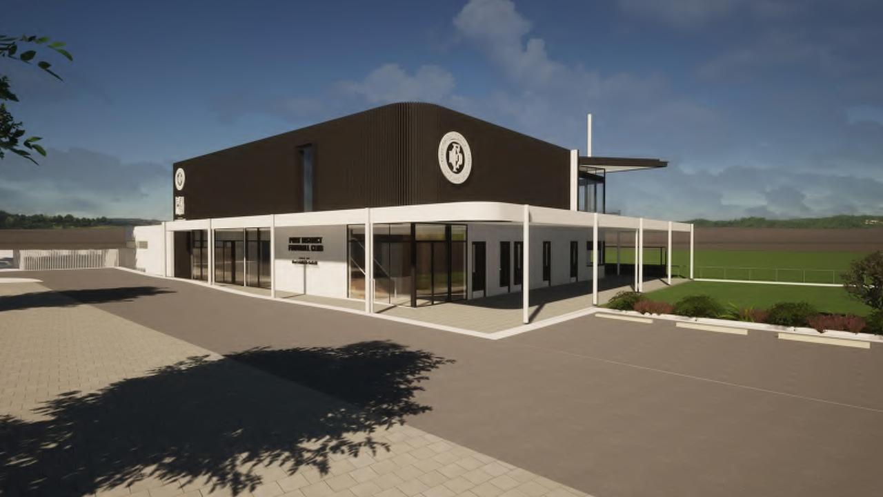 Artist impressions of the new clubrooms at Largs Reserve, home of Port District Football Club. Picture: Supplied