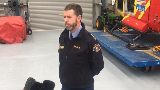 Tasmania Police Inspector Dave Wiss speaks about plane crash in state's remote south-west