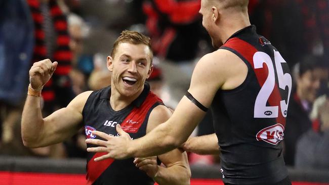 Essendon trade acquisitions Devon Smith and Jake Stringer both had great seasons.