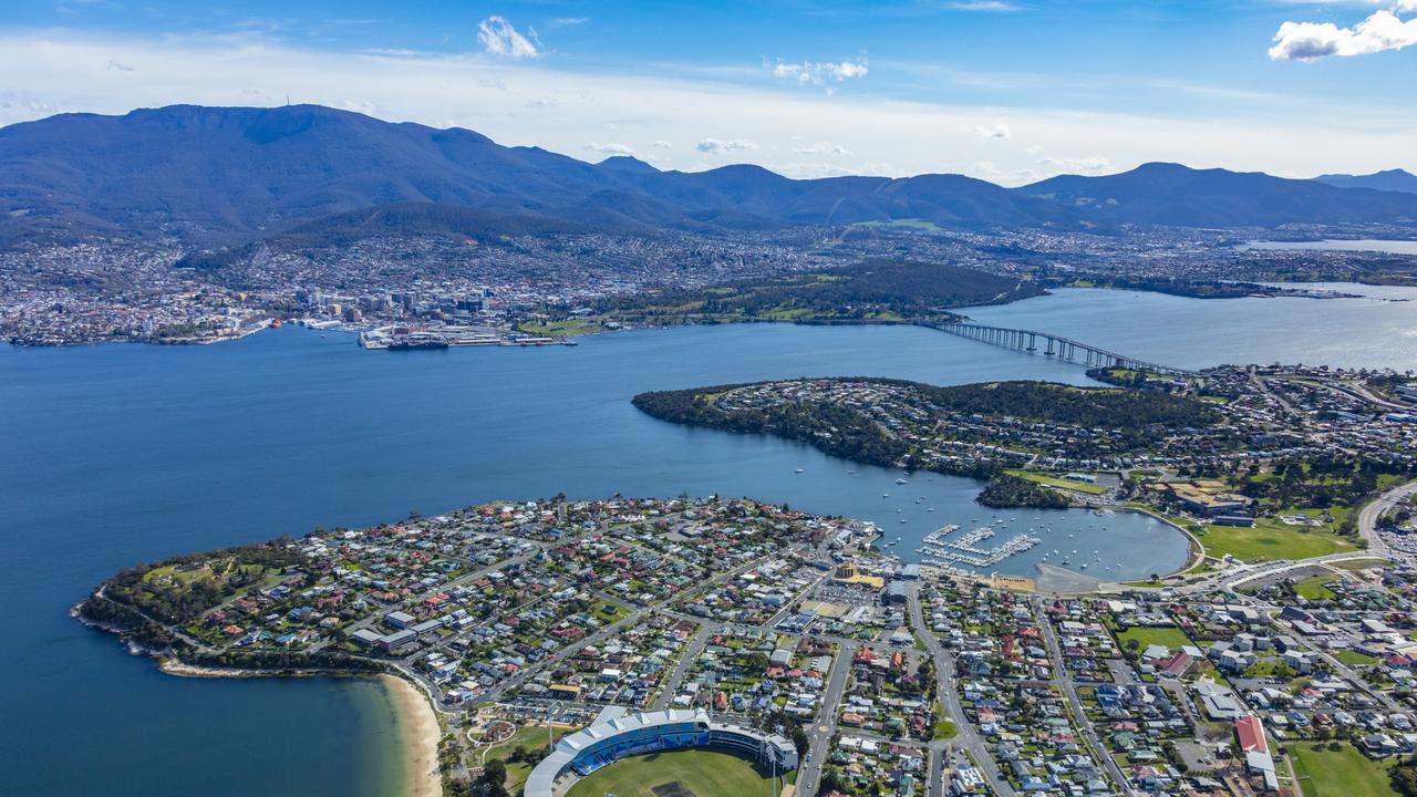 Bellerive Hobart. Veteran Photographer unveils Australia's top aerial views captured or curated by Stephen Brookes. Picture: Stephen Brookes