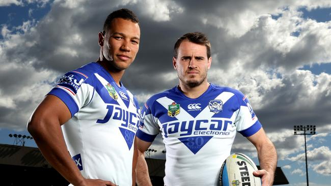 Josh Reynolds and Moses Mbye will be the halves for the Bulldogs this season.