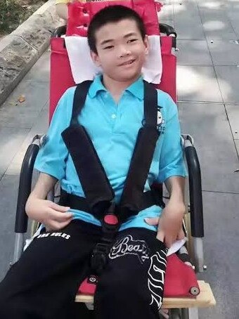 Yan Cheng, a disabled 16-year-old who died after his father was quarantined due to the coronavirus outbreak in China. Picture: Supplied