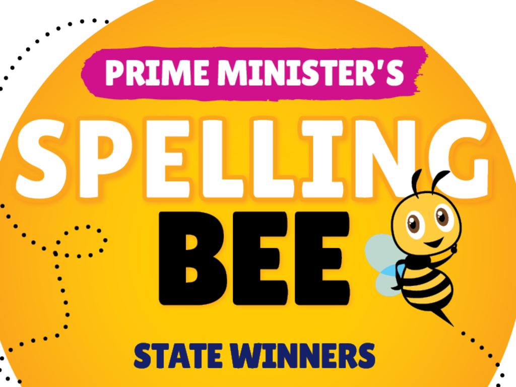 2021 Prime Minister's Spelling Bee - artwork to announce state/territory winners. For Kids News