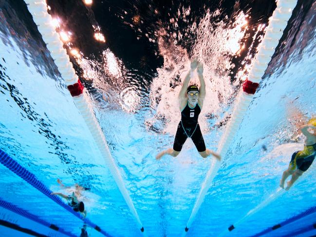 Keira Stephens (left) finished fourth in the final. Picture: Getty Images