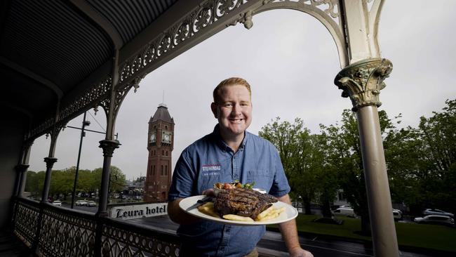 One of southwest Victoria's most impressive pubs, the Leura Hotel was out-of-action for a decade. Picture: Nicole Cleary