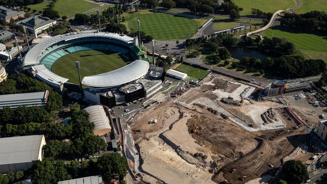 A general view of the Sydney Cricket Ground and the site of the former Allianz Stadium at Moore Park. (Photo by Cameron Spencer/Getty Images)