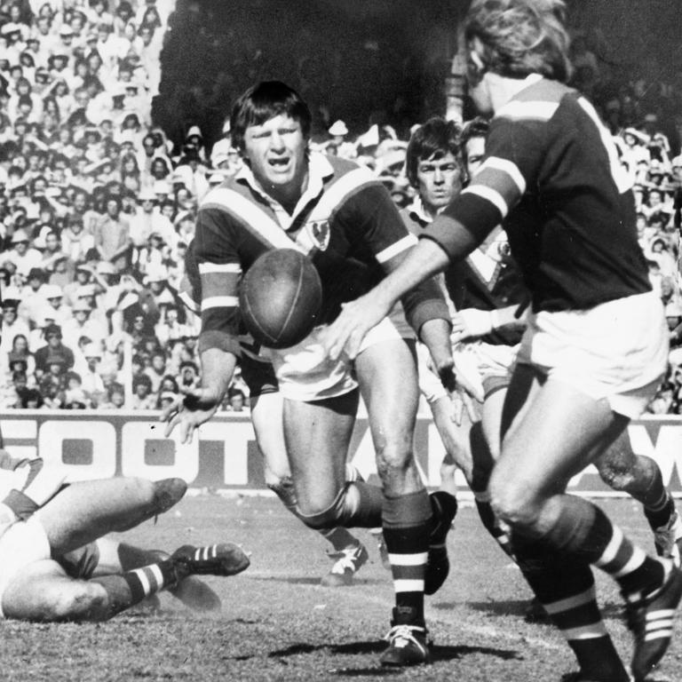 Ron Coote in action for Easters Suburbs during his illustrious career.