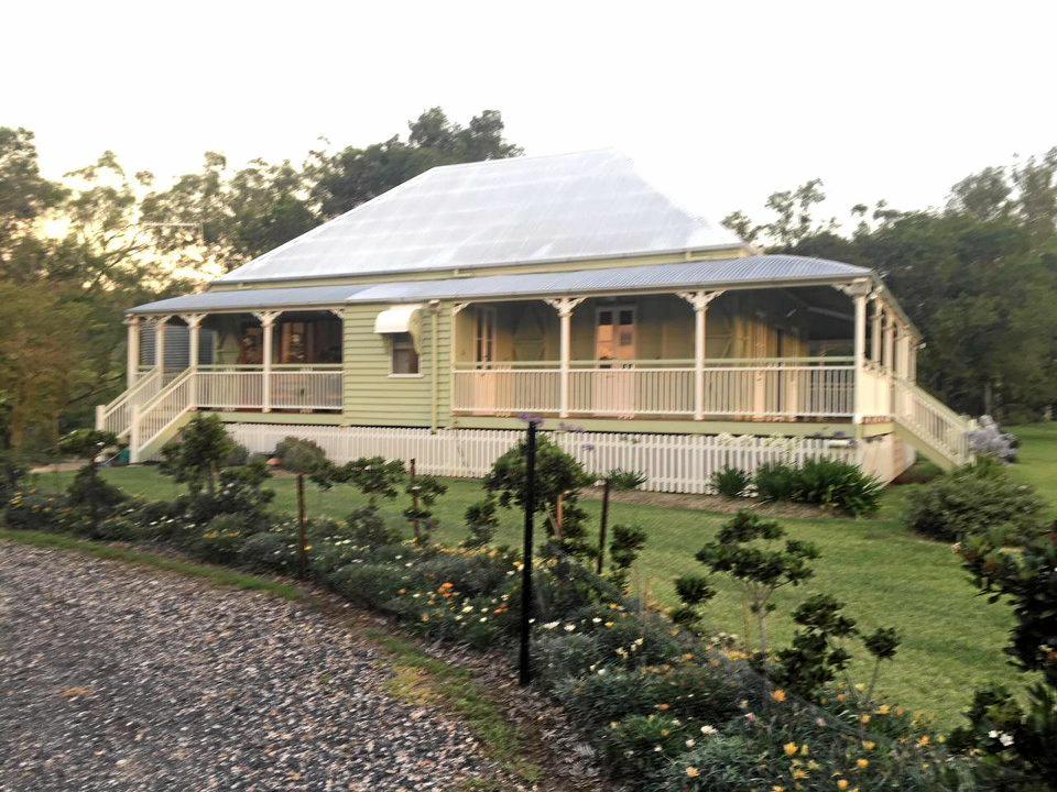 Troy Nothdurft and Phillip Coleman renovated this farmhouse in Ropeley. Picture: Contributed