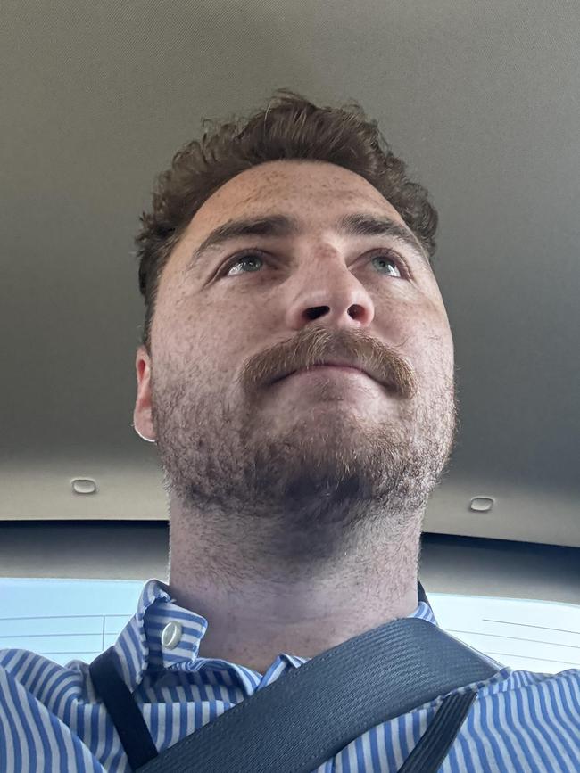 News journalist Jack Crawley took an Uber. Picture: Supplied