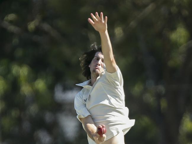 Sam Elliott grabbed five wickets in Fitzroy-Doncaster’s loss to Dandenong. Picture: Valeriu Campan